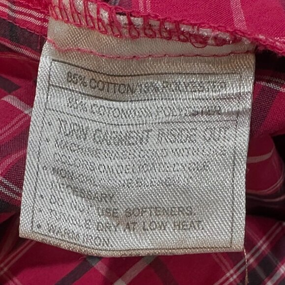 ARIAT Pro Series Fitted Button Down‎ Long Sleeve Plaid Shirt XXL Western Cowboy - Picture 9 of 10